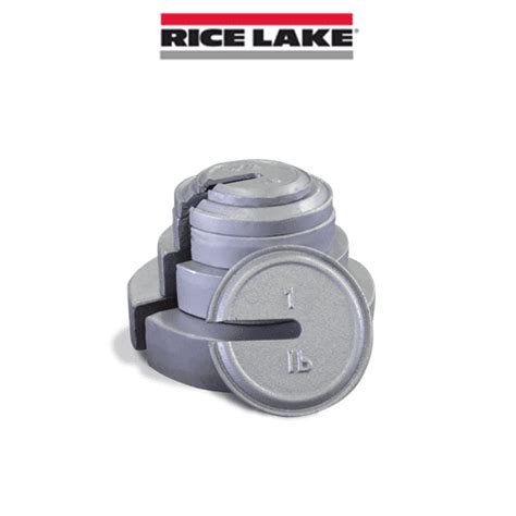 12852 Rice Lake Cast Iron Slotted Interlocking Weight, 5 lb.